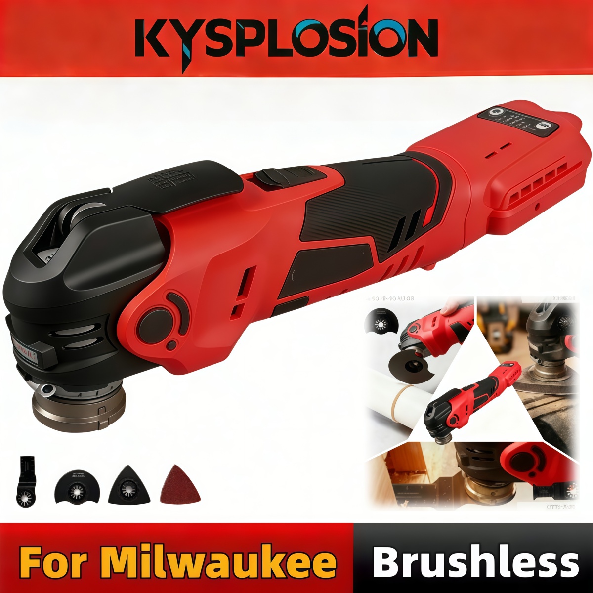 Power Tools Milwaukee - Serra Elétrica Oscilante Sem Fio de