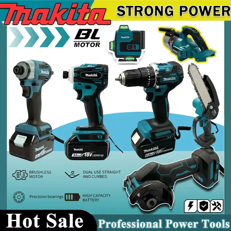 Power Tools Total - Kit de Ferramentas Elétricas Sem Fio