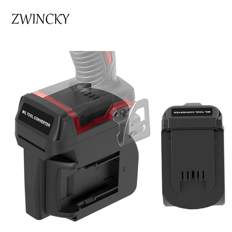 Power Tools Milwaukee - Adaptador de Bateria ZWINCKY para Bateria