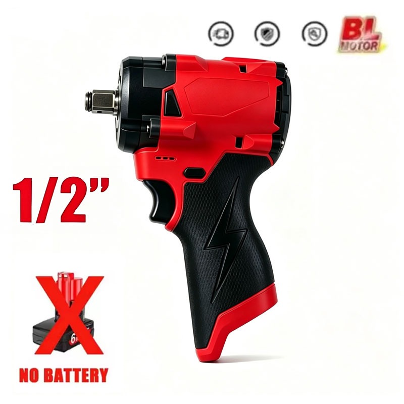 Cordless Drill Driver - Chave de Impacto Elétrica Sem Escovas