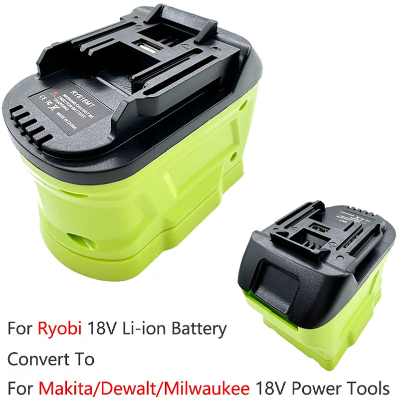 Power Tools Milwaukee - Adaptador de bateria para ryobi 18v