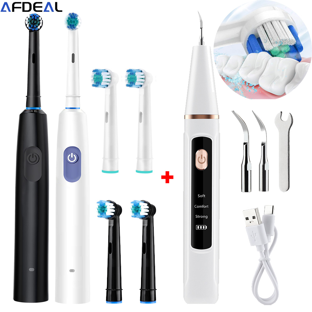 Power Tools Total - Limpador de dentes ultrassônico, raspador dental