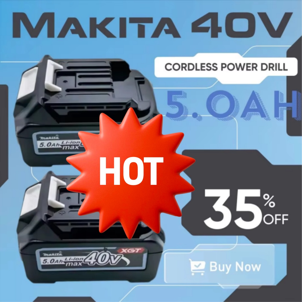 Makita Power Tools Xgt - Bateria de Íon de Lítio Makita