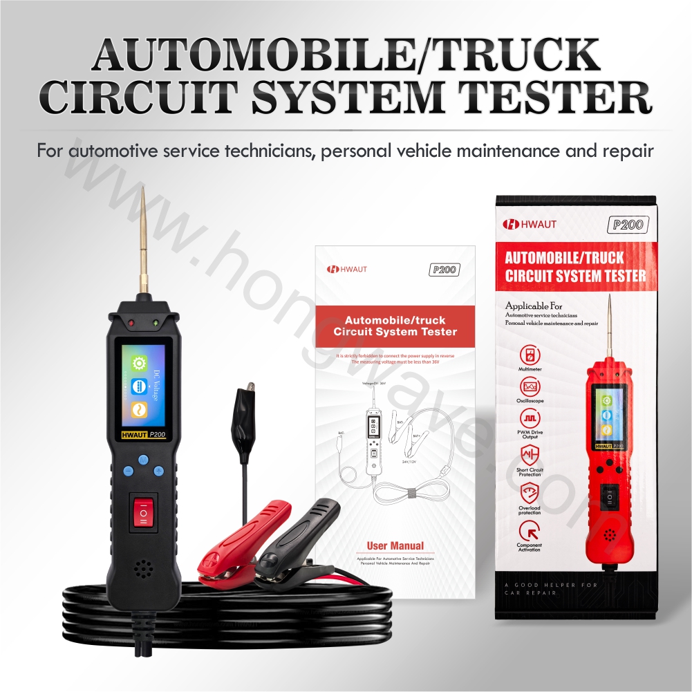 Power Tools English - HWAUT P200 Testador Inteligente de Circuito