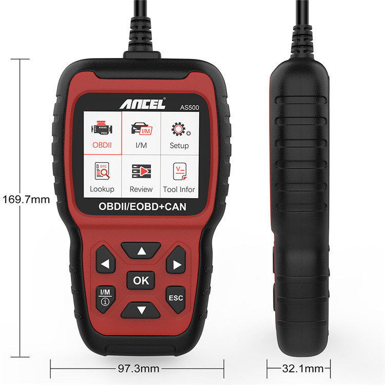 Ancel AS500 OBD2 Scanner autom - Power Tools English avaliação e preço