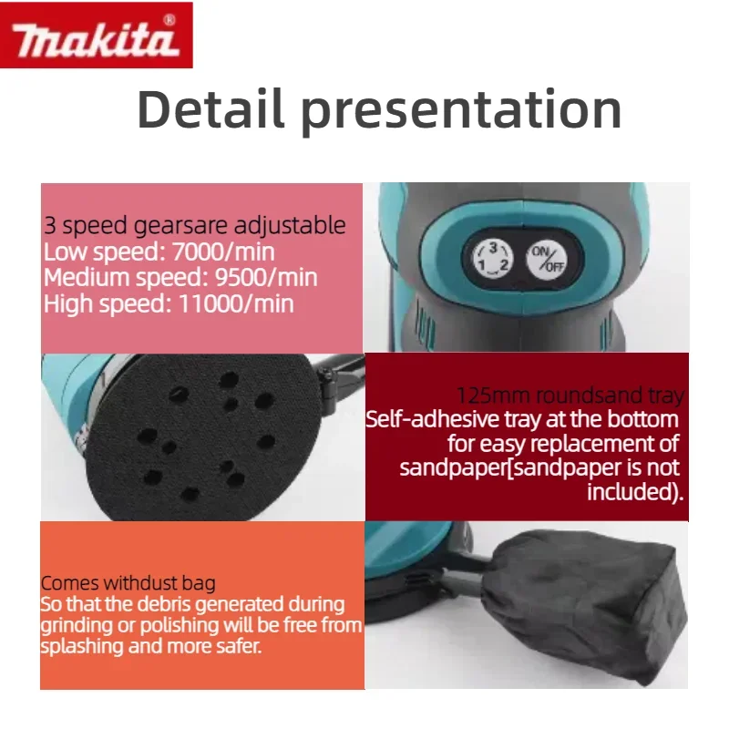 Lixadeira Orbital Aleatória a  - Power Tools Sander avaliação e preço