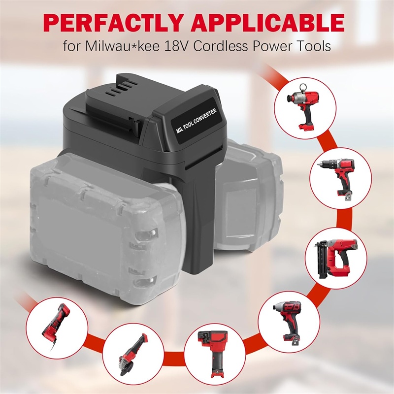 Adaptador de bateria 2 em 1 pa - Power Tools Milwaukee avaliação e preço