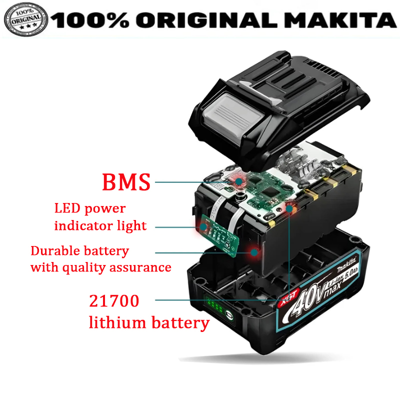 Bateria Makita 40V Max 5.0Ah B - Makita Power Tools Xgt avaliação e preço
