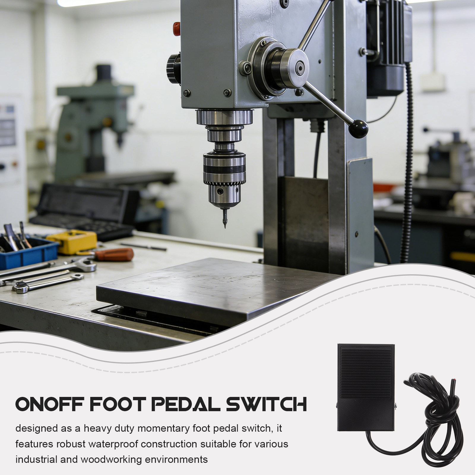 Interruptor de Pedal Momentâne - Power Tools Machine avaliação e preço