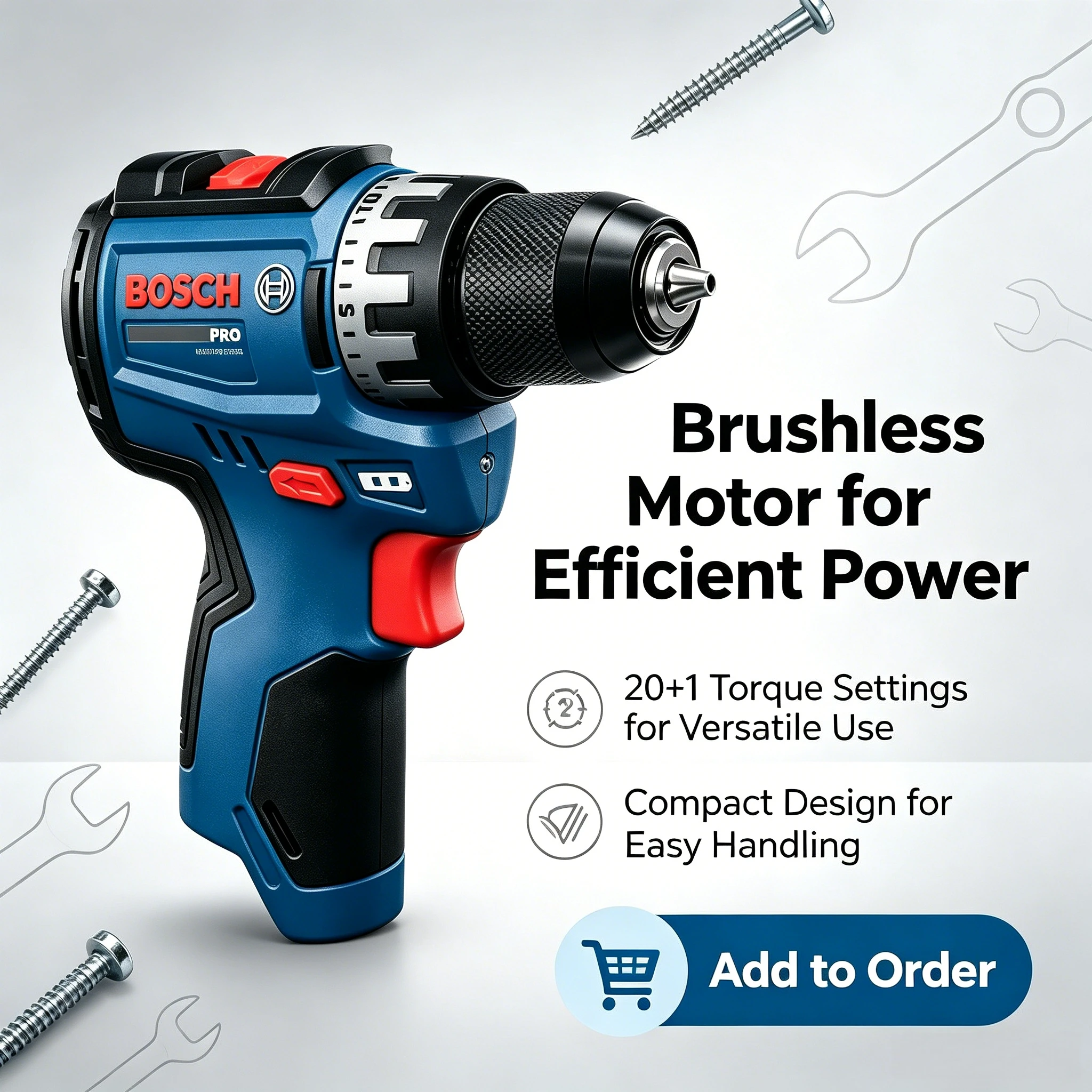 Furadeira Sem Fio Bosch Profes - Power Tools Safety avaliação e preço