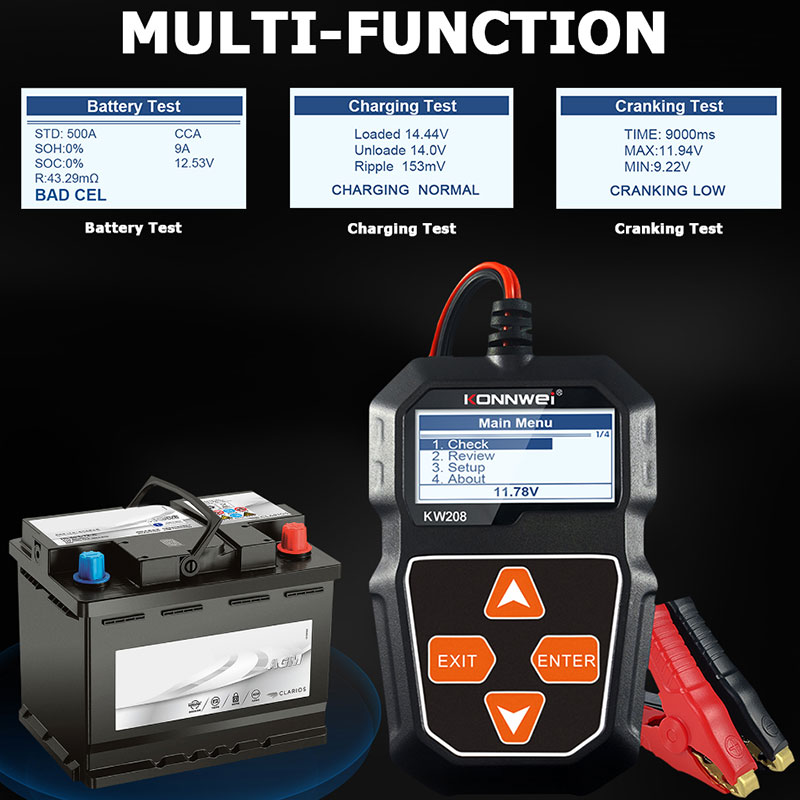 Testador de Bateria Automotiva - Power Tools English avaliação e preço