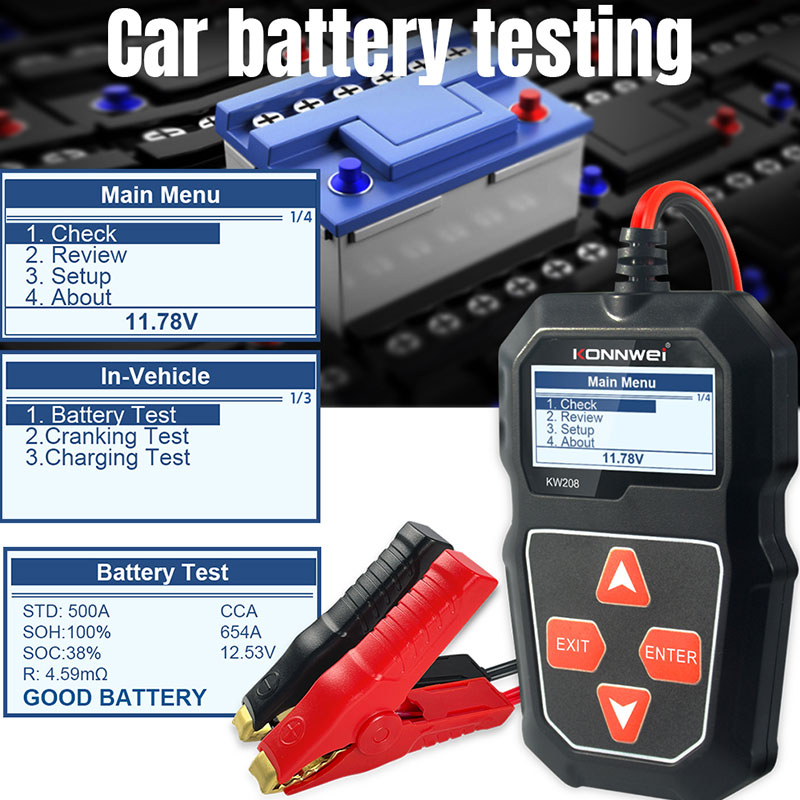 Testador de Bateria Automotiva - Power Tools English avaliação e preço