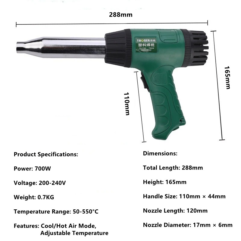 Pistola de calor de alta tempe - Heat Gun Variable avaliação e preço