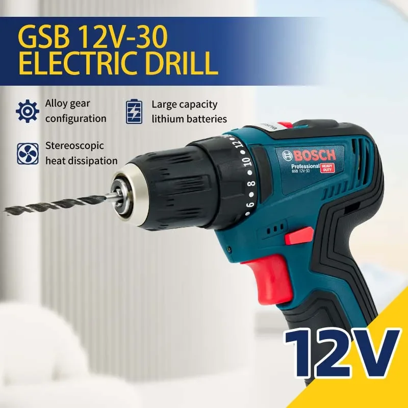 Furadeira Elétrica Profissiona - Cordless Drill Driver avaliação e preço