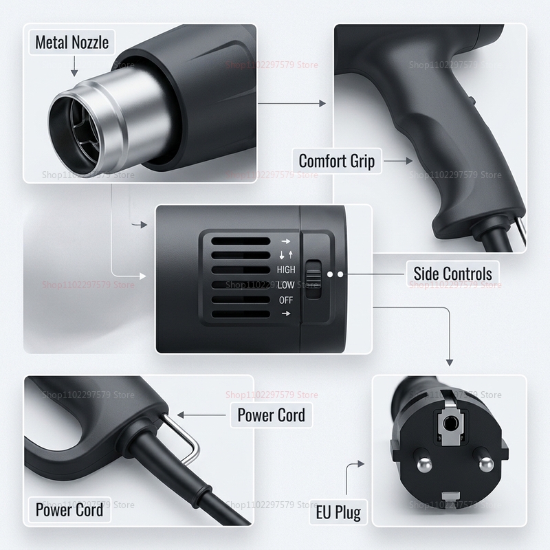 Nova Pistola de Ar Quente 2026 - Heat Gun Variable avaliação e preço