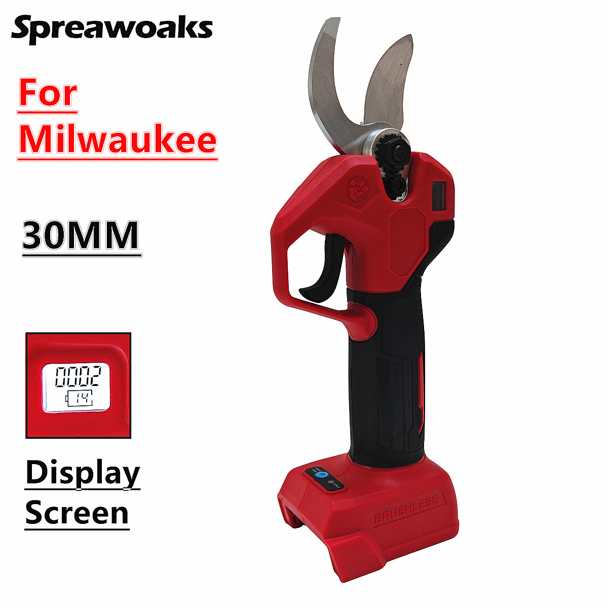 Tesoura de poda elétrica sem e - Power Tools Milwaukee avaliação e preço