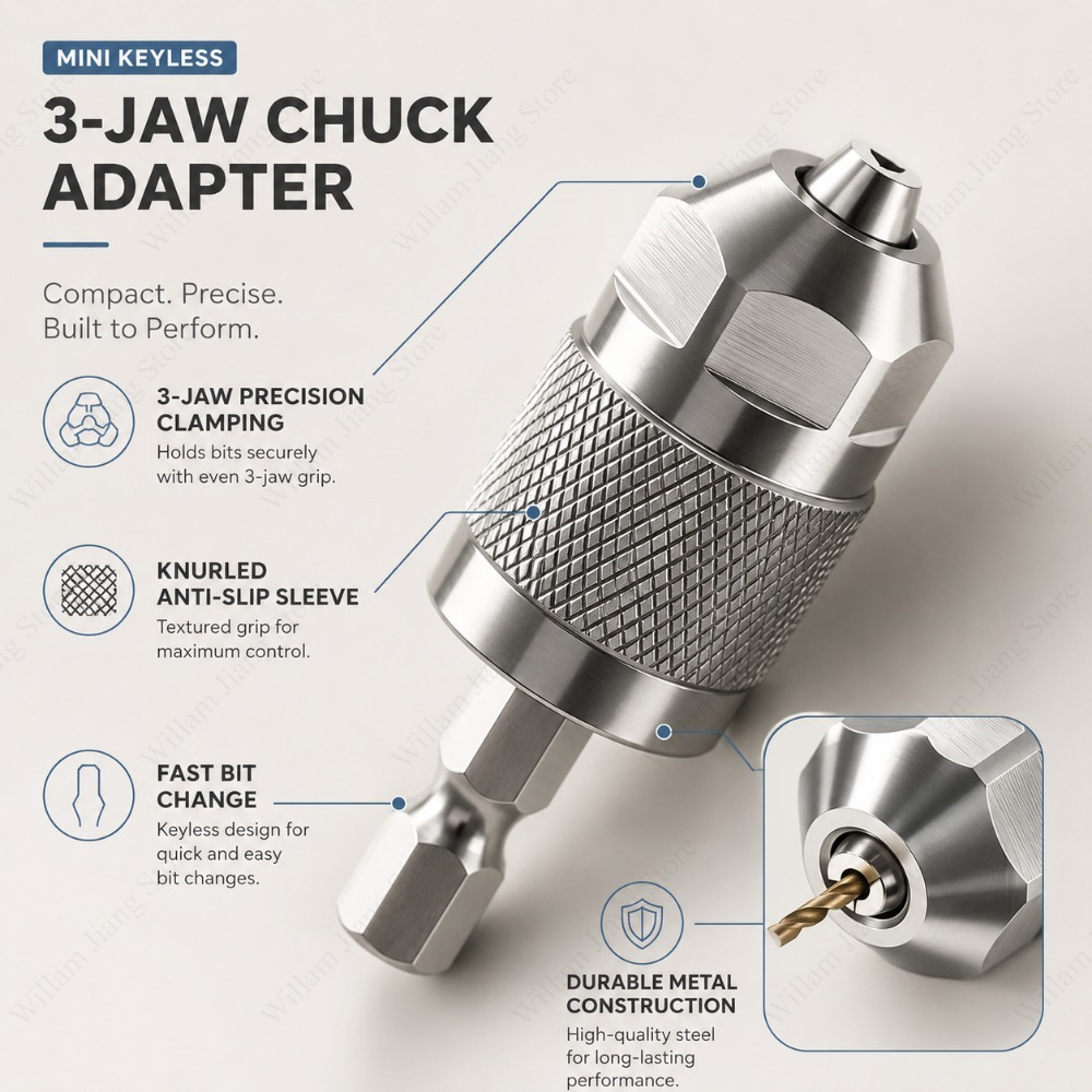 Adaptador de Mandril de 3 Garr - Power Tools Safety avaliação e preço