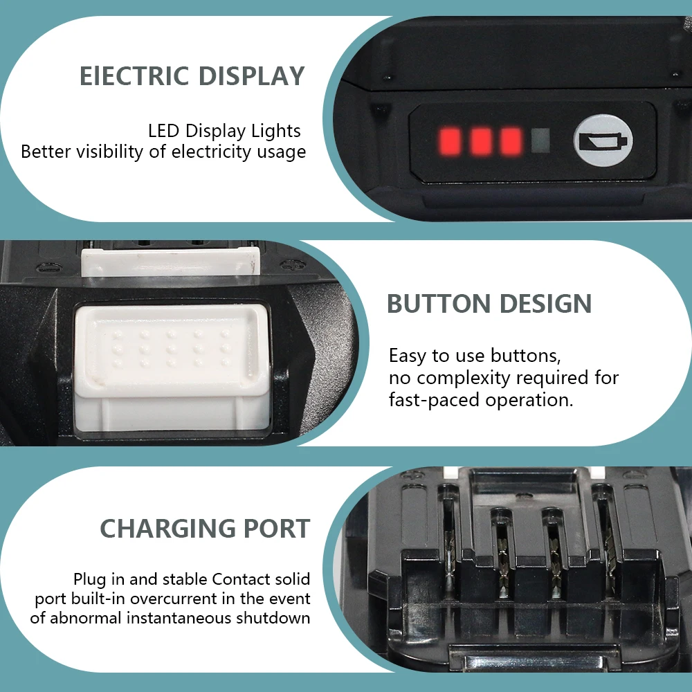 AERDU 40V 3000mAh para Makita  - Makita Power Tools Xgt avaliação e preço