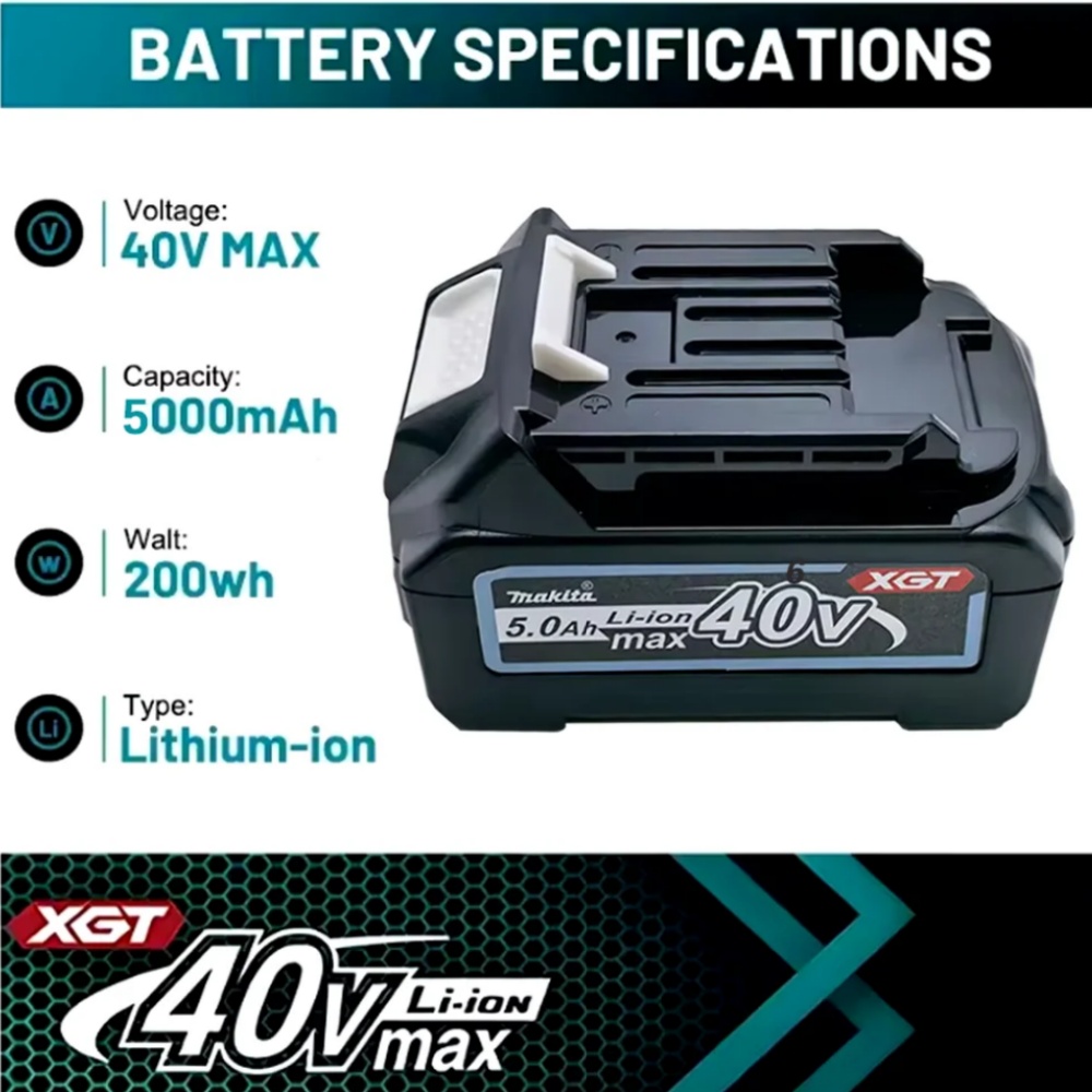 Bateria de Íon de Lítio Makita - Makita Power Tools Xgt avaliação e preço