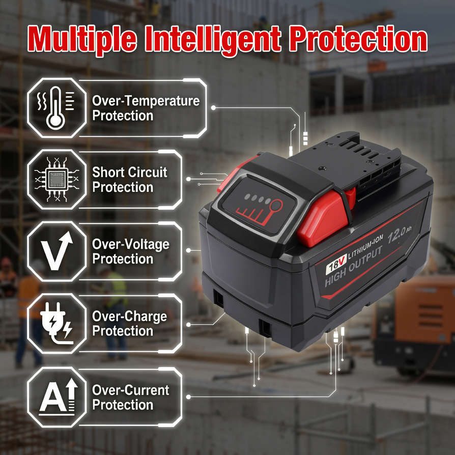 Pacote com 4 Baterias de Alta  - Power Tools Milwaukee avaliação e preço